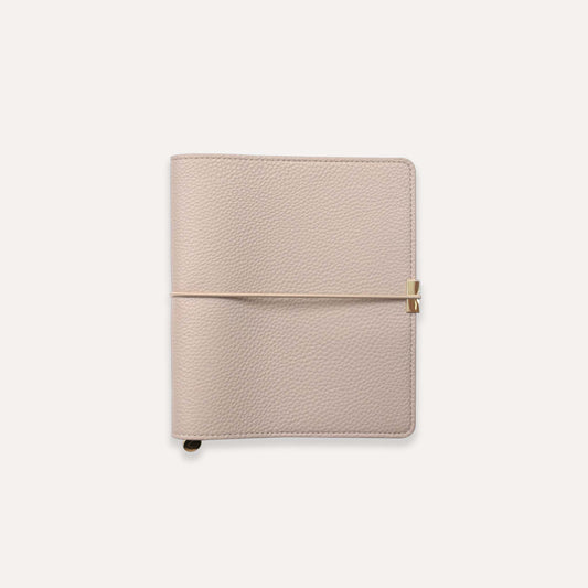 A6 soft vegan leather cover with elastic closure