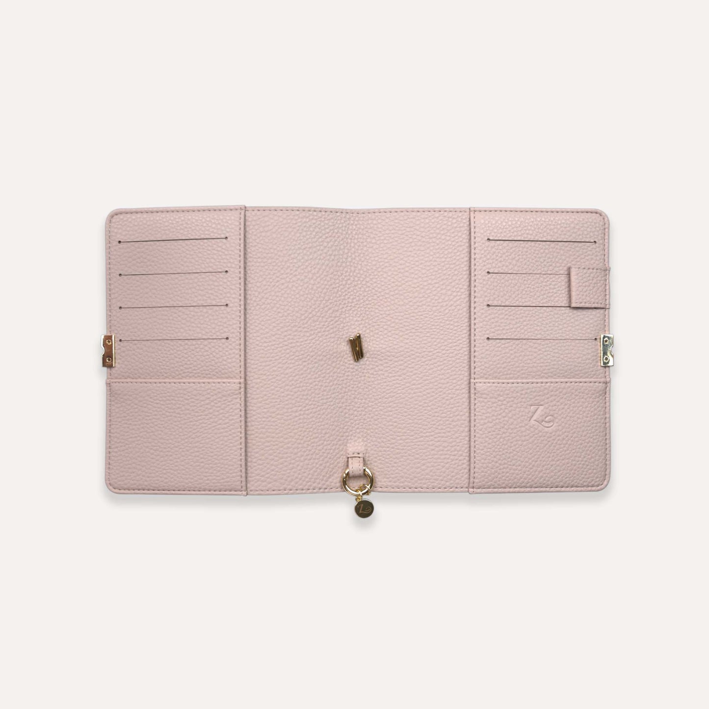 A6 soft vegan leather cover with elastic closure