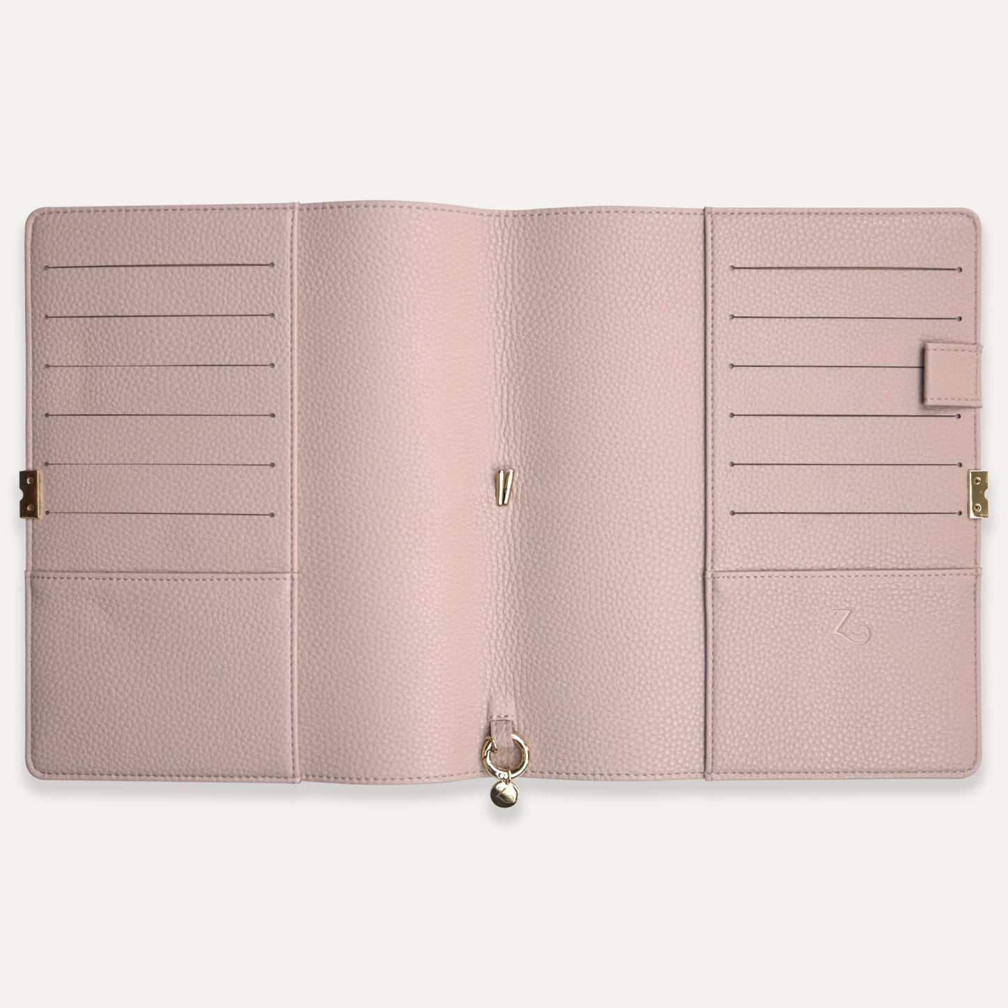 A5 soft vegan leather cover with elastic