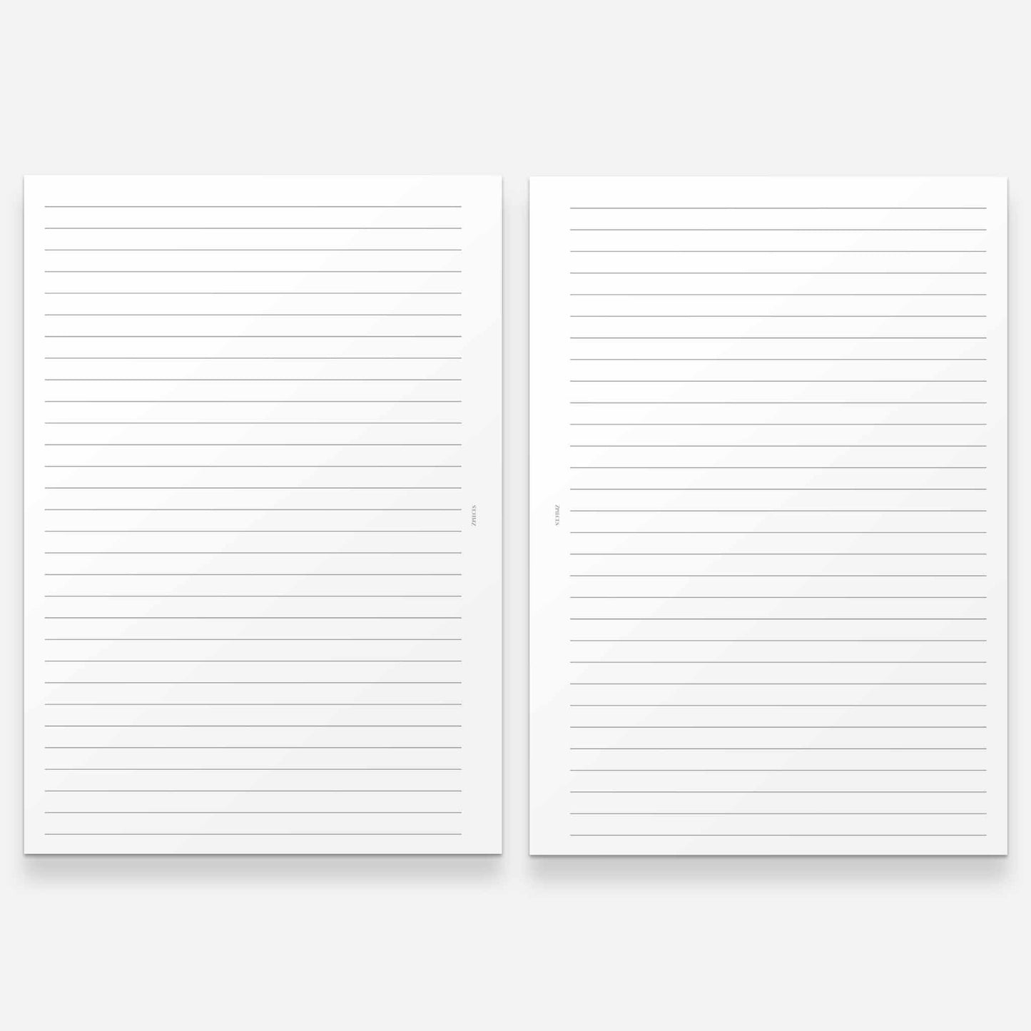 A5 Lined Disbound Notebook