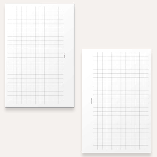a7 grid paper insert for discbound paper