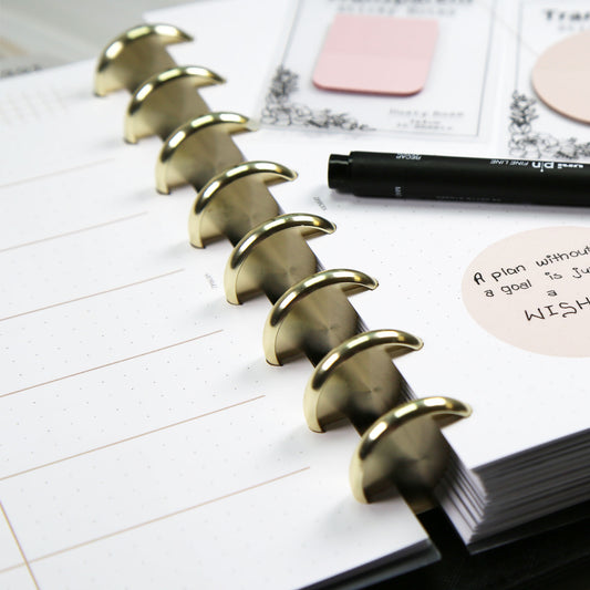 32mm | Premium Gold Disc Rings - zpieces
